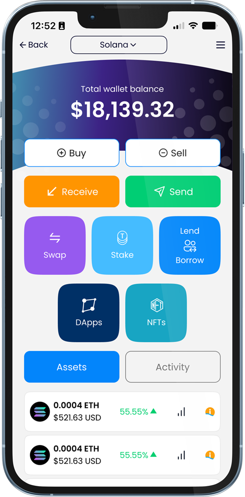 Tidus Mobile App Mockup